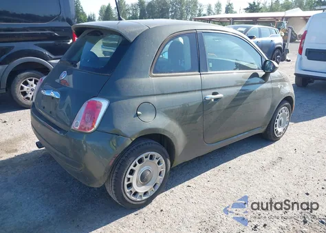 2015 Fiat 500 Pop from USA, damaged, VIN 3C3CFFAR8FT512925